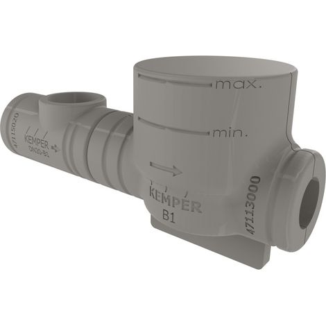 Kemper Coquille isolante pour combinaisons vanne d'arrêt/compteur d'eau CLASSIC VAV, Figure 471 17, avec clips de fermeture, DN 20, 4711700000
