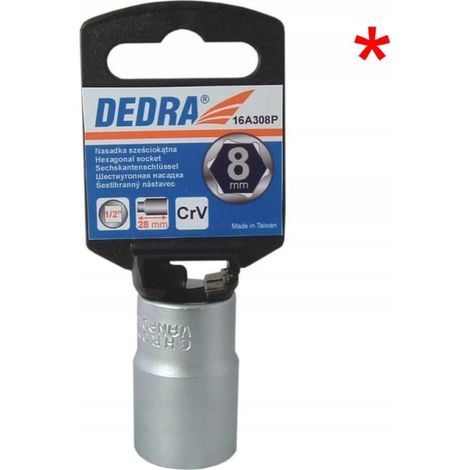 Llave de vaso dedra 16A320P 6 puntos 20 mm (1/3)
