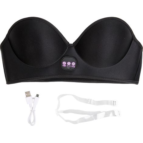 Soutien-gorge de massage électrique USB 3 vitesses chauffant pour poitrine, circulation stimulée, usage domestique (1/5)