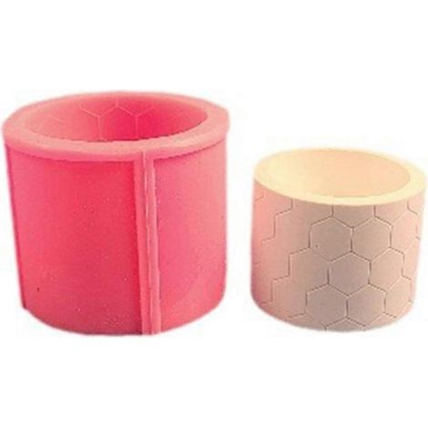 Moules en silicone pour bougeoirs et bougeoirs, à utiliser avec des pièces moulées recyclées. Idéal pour le bricolage et les loisirs créatifs 3D. (1/4)