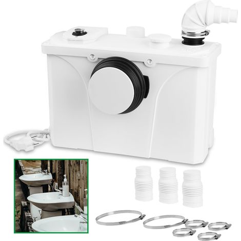 TolleTour Hebeanlage 700W Sanitär Schmutzwasserpumpen Haushalts Hebeanlage Abwasserentsorgung Fäkalienpumpe Für Dusch, WC (1/5)