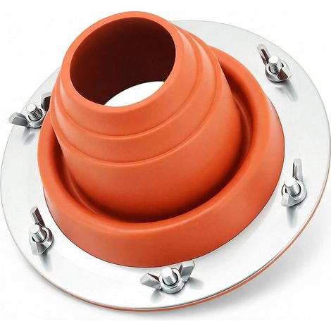 Sortie de Tuyau pour poêle pour Tente, Manchon de Tuyau de poêle avec Bride d'étanchéité en Acier Inoxydable, Adapté aux tuyaux de 45 à 85 mm (1/5)