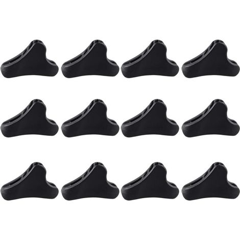 12 Pcs Mini Tendeur De Corde En Plastique Guyline Ajusteur De Cordon Vent Boucle De Corde Léger pour Camping Randonnée Randonnée Pique-Nique En Plein Air Tente Accessoire