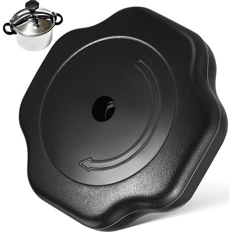 Bouton De Couvercle Autocuiseur En BakéLite Noir Accessoire De Remplacement SéCurisé Pour PoignéEs Casserole Usage Domestique Facile À Installer Autocuiseur (1/5)