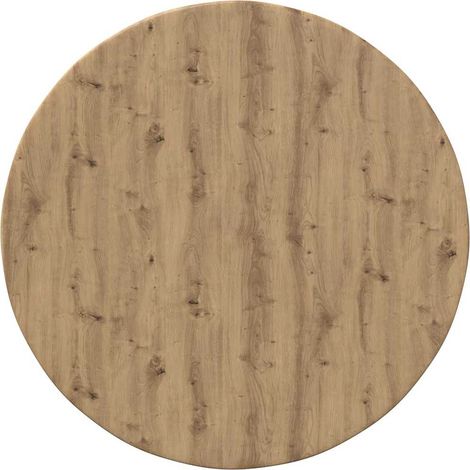 Maison Exclusive - Plateau de table chêne artisanal Ø 50 x 1,5 cm (1/5)
