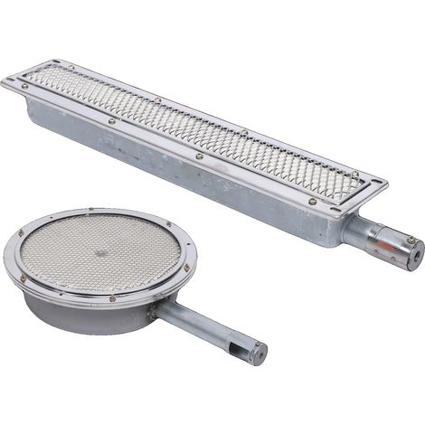 Brûleur latéral infrarouge, acier inoxydable et fer, 41 cm x 8 cm x 5,8 cm, environ 0,82 kg, type de combustible gaz, polyvalent pour diverses méthodes de cuisson (1/5)