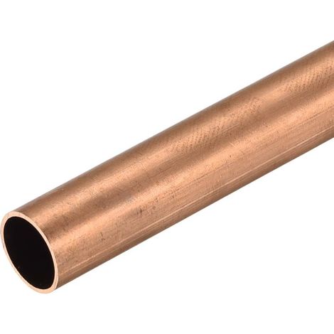 Copper Tube Round 9 mm External Diameter 0.5 mm Wall Thickness 300 mm Long Straight Pipe