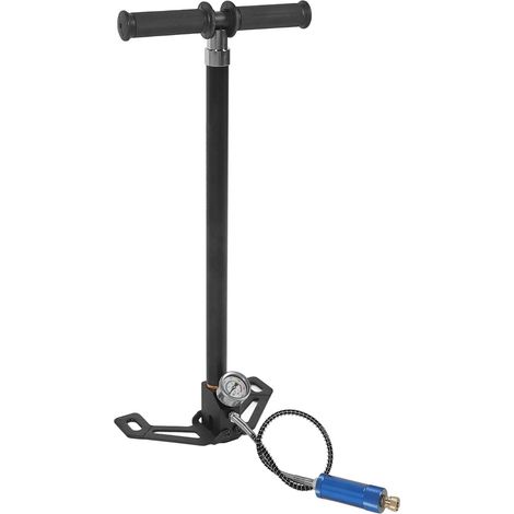 Pompe à Air Haute Pression pour Réservoir de Plongée 3000 Psi, Pompe Manuelle en Acier Inoxydable avec Filtre, pour Plongée sous-Marine avec Poignée Ergonomique, Légère et Portable (1/4)
