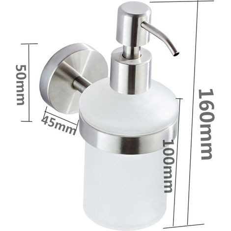 Automatischer Flüssigseifenspender, berührungslos, USB-aufladbar, intelligenter Handdesinfektionsmittelspender, 6 einstellbare Stufen, 380 ml Fassungsvermögen, Wandmontage, geeignet für Badezimmer und