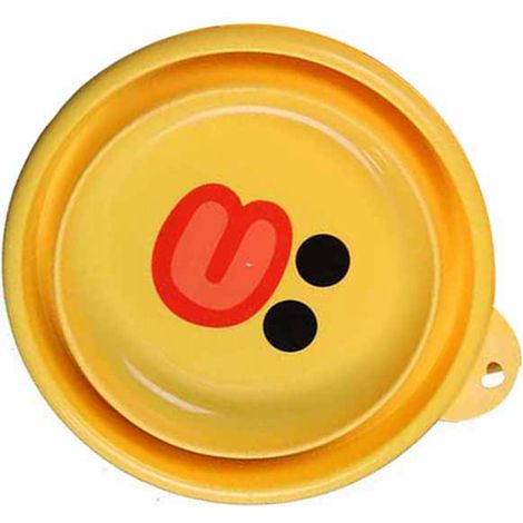 Bassine pliante multifonctionnelle Yellow Duck, portable et pliable, pour la maison et l'extérieur. (1/5)