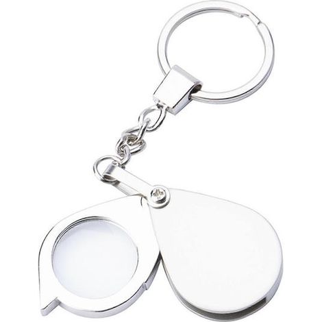 Loupe de poche pliable 30x, idéale pour l'inspection de bijoux et de timbres. Porte-clés loupe de poche. (1/3)