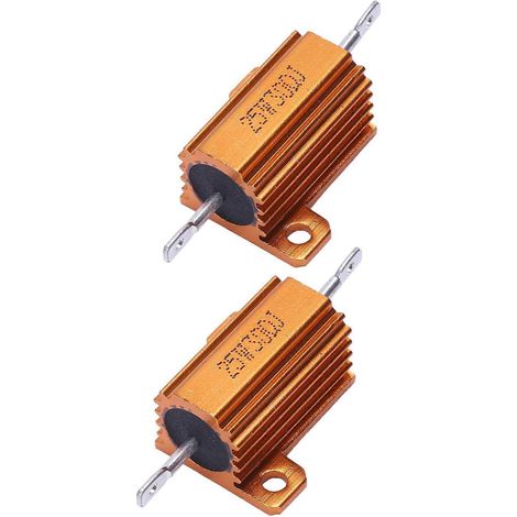 2 résistances bobinées en fil d'aluminium 25 W 30 ohms 5 % (1/5)