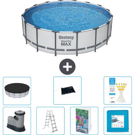 Bestway Piscina Bestway Steel Pro MAX Rotonda - 488x122 cm - 8-pezzi  S621