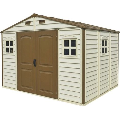 Gartenhaus in PVC WoodSide 10,5'x8' Duramax Premier, 325 x 247 x 233 cm, von Ezooza (1/5)
