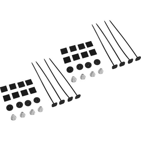 Kühlerdurchführungs-Lüfter-Montagesatz (2-teilig) für elektrische Lüfter und Getriebekühler (1/5)