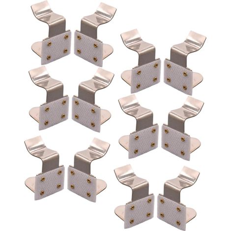 CCYKXA 20pièces Pinces pour Nappe de Table Métalliques Pinces de Fixation Coupé-Vent de Maintien pour Nappes de Pique- Extérieur (1/5)