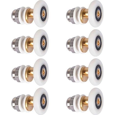 Shower Door - Shower Door Roller Sliding Rollers Door Roller Spare Wheel 8pcs 23mm (1/5)