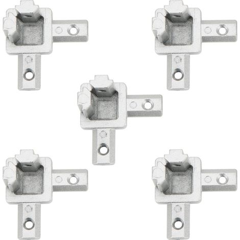 Stück 90°-Winkelverbinder aus Zinklegierung für Aluminiumprofile Typ T (Europäische Norm 2020)