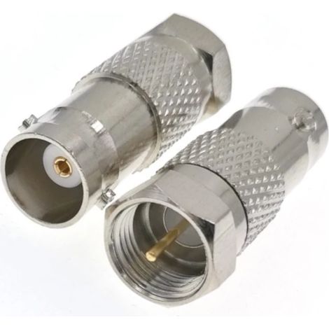 BNC-Buchse / F-Stecker-Adapter
