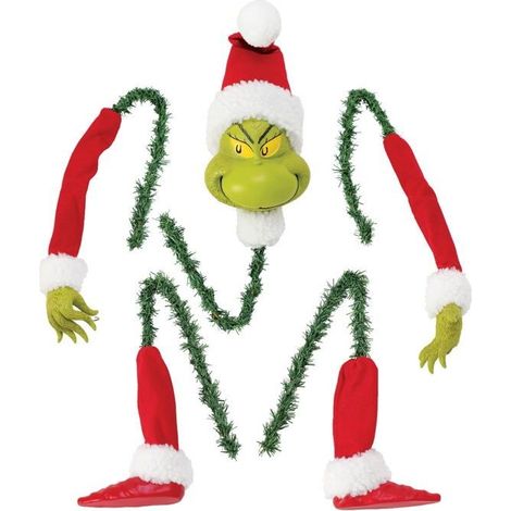 5er-Pack Grinch-Weihnachtsbaumschmuck, Weihnachtsdekoration für Zuhause, Partyzubehör für kleine Weihnachtsbäume, tê1