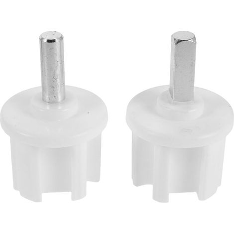 Adaptateur Axe Carré/Rond 60mm - Plastique Blanc - Pour Auvent Rétractable - Pièces de Rechange (1/5)