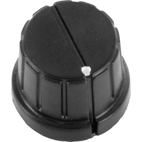 TRU COMPONENTS TC-DK16 TC-DK16 Drehknopf mit Knopfmarkierung Schwarz (Ø) 16 mm 1 St.