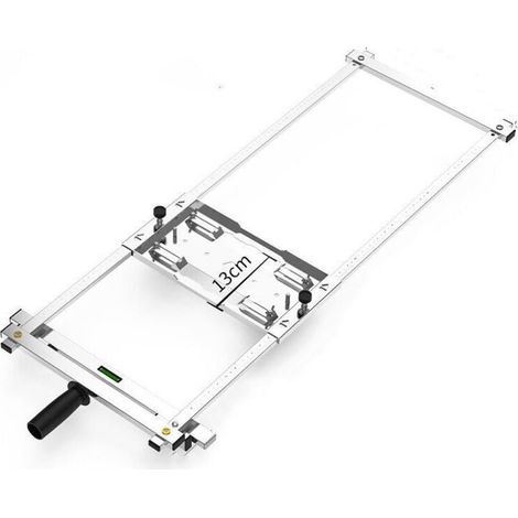 Cutting machine edge guide positioner, edge guide positioning tool, machine edge positioning tool, modified positioning frame tool (1/4)