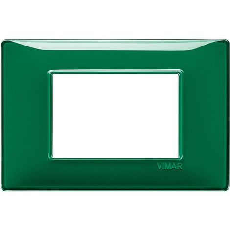 Vimar Plana Platte 3 Module smaragdgrün 14653.47