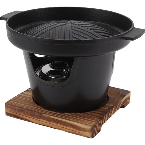 Grill de Table Portable Mini Barbecue sans Fumée pour Camping Pique-nique Maison HN BBQ18A