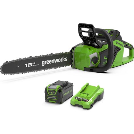 Tronçonneuse Greenworks GD40CS18K4 40 V 1x4 0 Ah 40 cm bande (1/4)