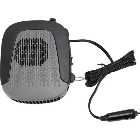 Eosnow Fenêtre portable 12V 150W Fenêtre de fenêtre Portable Plug de défroster dans l'angle de tige de cigare réglable pour les camions de véhicules