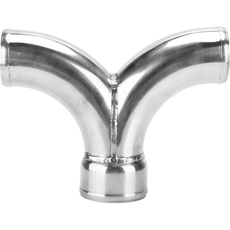 Stainless steel vehicle accessory modification Twin Turbo Y Pipe 2.5in to 3in for car. (1/5)