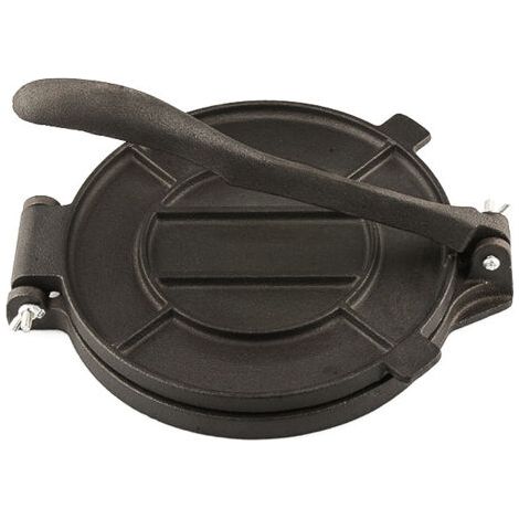 Tortilla et Machine à Crêpe – Fonte résistante – 20 cm– Parfait pour les Crêpes, les Tartes, les Rotis, les Raviolis