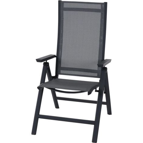Tauro Kl-Sessel, matt anthrazit Alu, Textilbezug royal-grey (1/5)