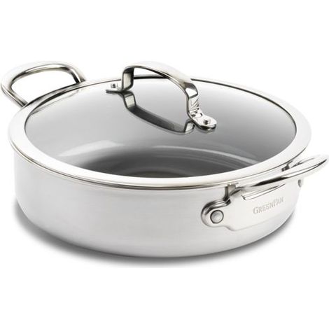 GreenPan Premiere Schmortopf 26 cm Edelstahl