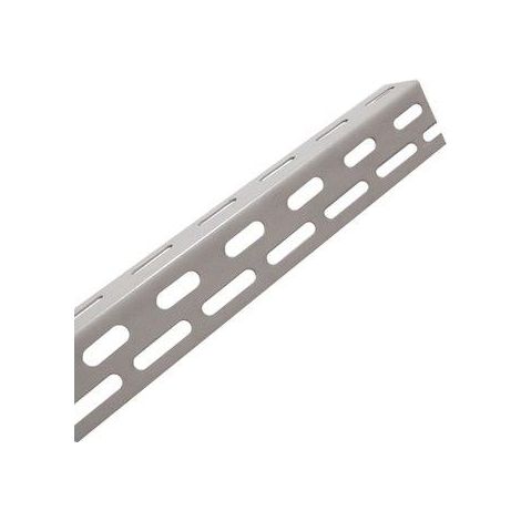 ASTA X RIPIANO METALLICO PESANTE PROMETAL - ACCIAIO VERN GRIGIO MM 40X40 H.CM 200- 2 pezzi