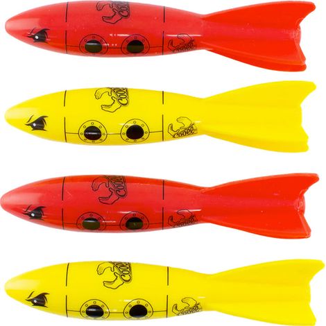 Cooee Dive Subs, Wasserspielzeug für Schwimmbecken, 19,5 cm, 6+, 4 Stück (1/3)