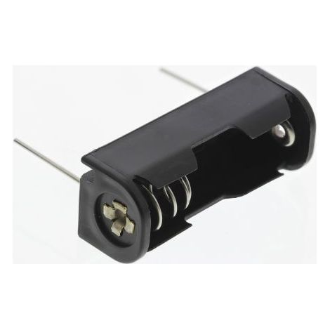 [JAMAIS UTILISÉ] Porte-pile 1 x Keystone N, raccordement Circuit imprimé ( 1 )
