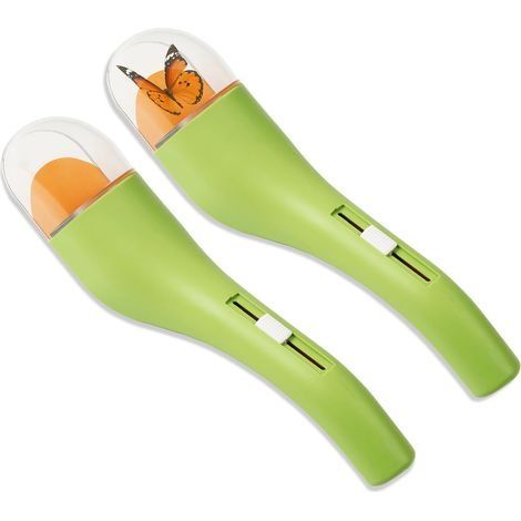 2 Pièces Attrape Insecte - Attrape Araignée pour Maison et Jardin, Facile à Attraper et Observer Insectes, Respirant et Efficace, Bug Catcher Convient aux Papillons, Insectes, Araignée (1/4)