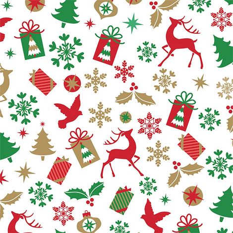 PAPEL KDO 4C TRADI 500X70CM - Feeric lights & christmas (1/4)