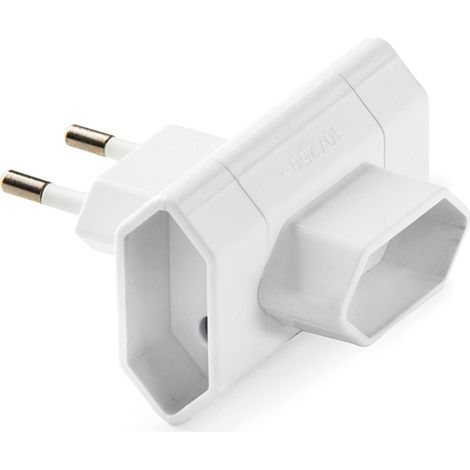 Fiche Triple Bipolaire T 10a 250 V 2300 W Broches 4 Mm, Sous Film Rétractable