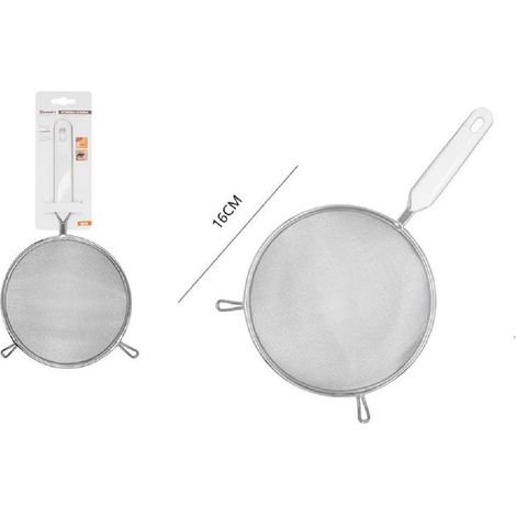 Kaela - Colino A Rete 16cm In Acciaio Cucina Manico In Plastica Passino Setaccio 50622 - (1/2)