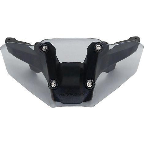 Zubehör für Motorrad-Windschutzscheiben-Windabweiser-Sets, Grau