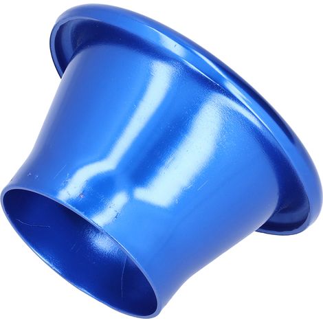 Trompette d'admission d'air froid 2,6 pouces Adaptateur de cône de vitesse Pièce auto CNC en aluminium bleu Amélioration de performance (1/5)