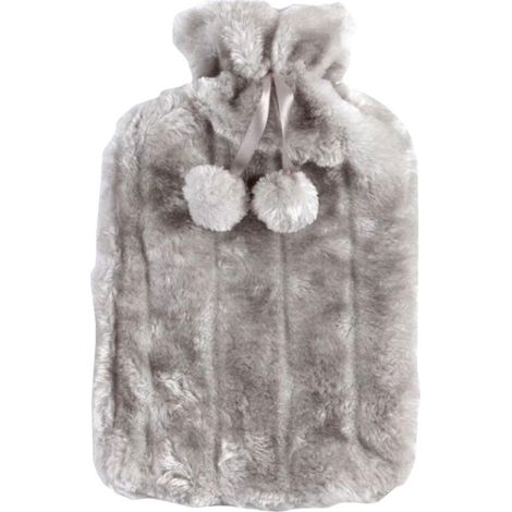 Housse Pour Bouillotte - Fourrure Synthétique Douce - Compatible Avec Bouillotte 2 L - Lavable En Machine - 1 Pièce (1/5)