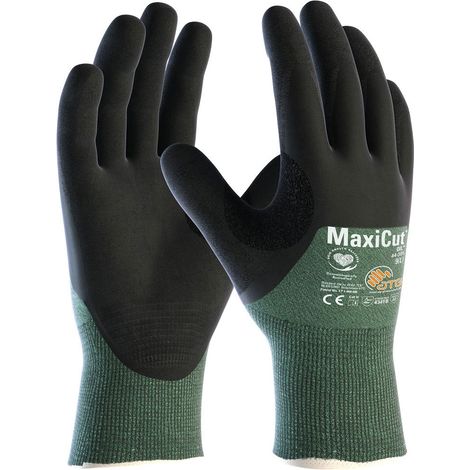 Guanti da lavoro ATG MaxiCut Oil 44-305 - 9 (L) - Verde