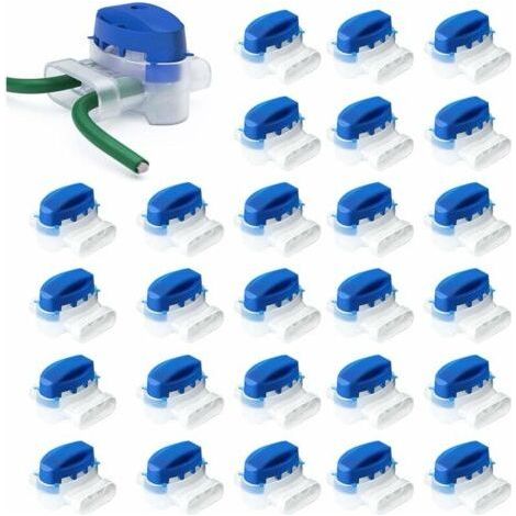 BUNTHAUS 26pcs Connecteurs de Câble Remplis des Résines, Connecteurs de Câbles pour Robot Tondeuse, Etanche Connecteur Fil Tondeuse pour jardin & extérieur et tondeuse robot et Voiture Mower (1/5)