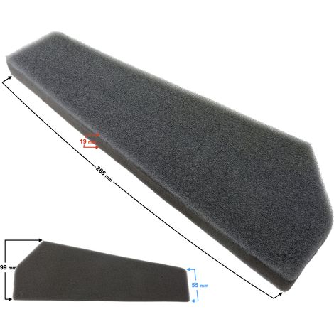 Filtro de aire para scooter Hurricane 5 (1/3)