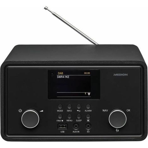 Radio Internet - MEDION - DAB - Bluetooth - 2x10W RMS - Nero (1/5)