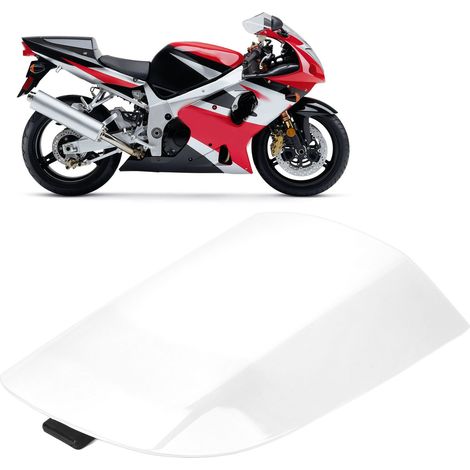 Soziussitzbezug für Suzuki GSXR600 K1 Motorrad, Baujahre 2001-2003, weiß (1/5)